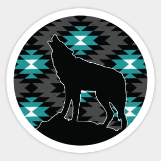 Wolf Pattern - 3 Sticker